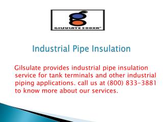 Industrial Pipe Insulation