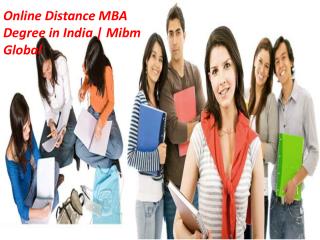 Online Distance MBA Degree in India is Export Managers