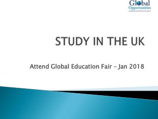 Study in UK – Attend Global Education Fair 2018