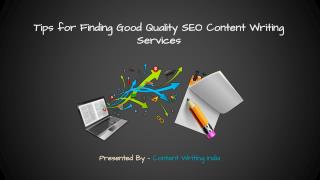 Tips for finding good quality seo content writing services