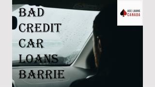Bad Credit Car Loans Barrie