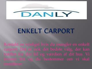 Enkelt Carport