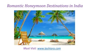 Romantic Honeymoon Destinations For Couples