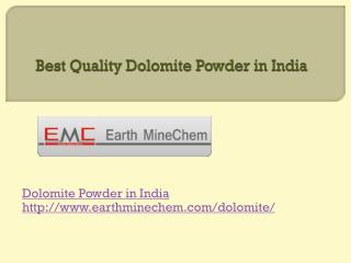 Best Quality Dolomite Powder in India