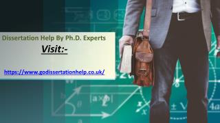 Dissertation Help:Dissertation Writing Help by Ph.D. Experts