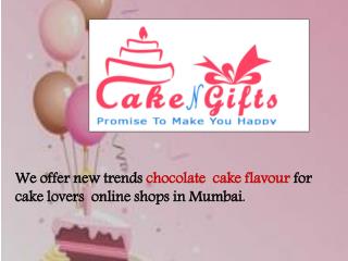 Order your chocolate flavour cake any time online in Mumbai