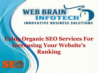 Using Organic SEO Services For Increasing Your Website’s Ranking