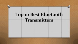 Top 10 Best Bluetooth Transmitters