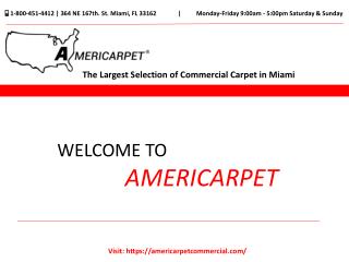 Commercial carpet