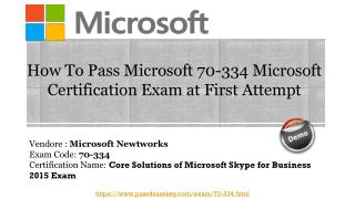 {New} Real Microsoft 70-334 Question Answers | 70-334 Pdf Dumps