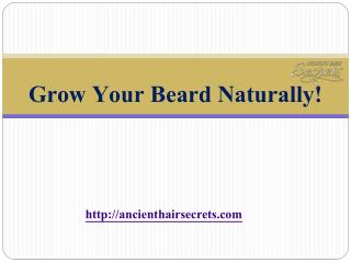 Make Your Beard Healthy with Natural Beard Growth Products