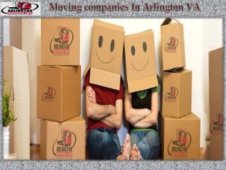 Moving companies In Arlington VA