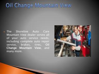 Oil Change Mountain View