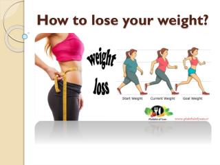 Some Important Tips To Lose Your Weight?