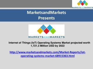 Internet of Things (IoT) Operating Systems Market