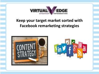 Get the facebook remarketing strategies