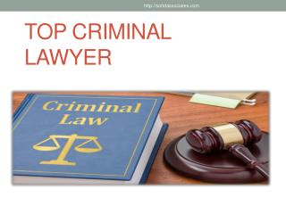 Top criminal lawyer in Chandigarh