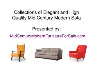 Mid Century Sofa