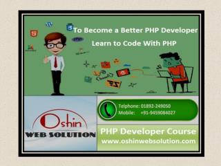 Benefit of PHP Training