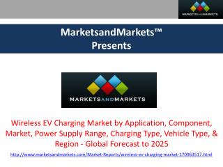 Wireless EV Charging Market by Application, Component, Region - 2025 | MarketsandMarkets