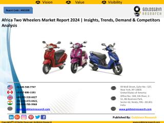 Africa Two Wheelers Market Report 2024 | Insights, Trends, Demand & Competitors Analysis