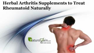 Herbal Arthritis Supplements to Treat Rheumatoid Naturally