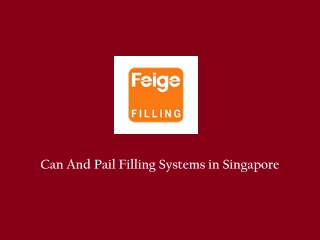 Can Filling Equipments