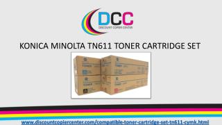 KONICA MINOLTA TN611 TONER CARTRIDGE Set