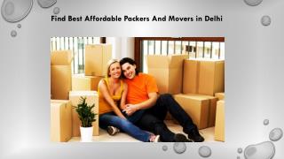 Find Best Affordable Packers And Movers in delhi