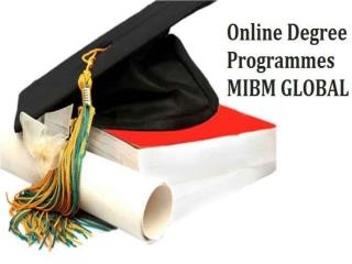 Online Degree Programmes 1 year online MBA