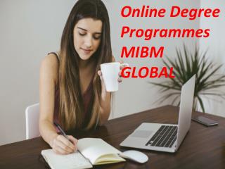 Online Degree Programmes of the online degree courses