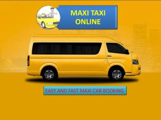 STANDARD MAXI TAXI ONLINE