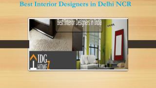 Best Interior Designers in India