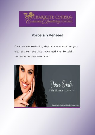 Porcelain Veneers