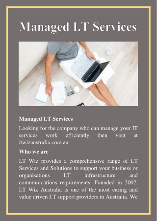 Managed I.T Services