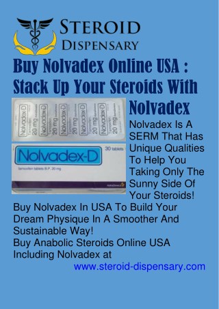 Buy Nolvadex Online USA - Stack Up Your Steroids With Nolvadex