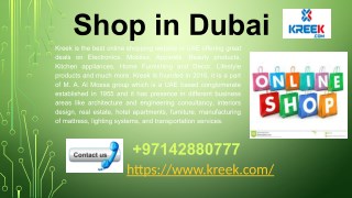 shop in Dubai