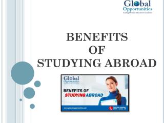 BENEFITS OF STUDYING ABROAD