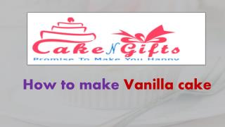 Get your vanilla cake delivery Satara road Pune