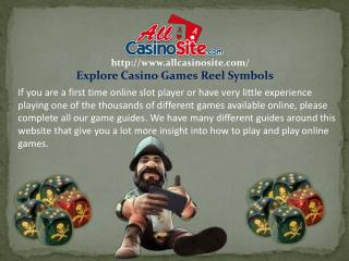Explore Casino Games Reel Symbols
