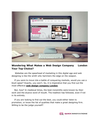 web designers london