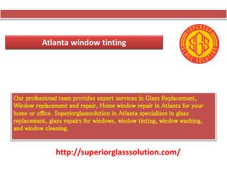Window tinting Atlanta GA