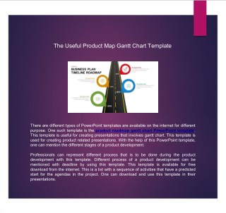 The Useful Product Map Gantt Chart Template
