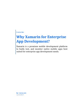 Why startup choose xamarin as their apps development platform?