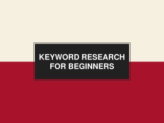 SEO Keyword Research