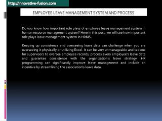 Vital Role of Employee Leave Management System in HRMS