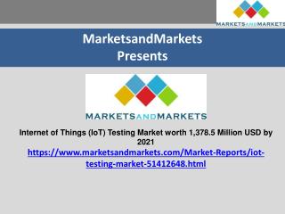 IoT Testing Market