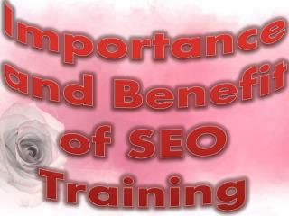 Importance and Benefit of SEO Training