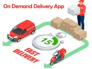 On Demand Delivery App
