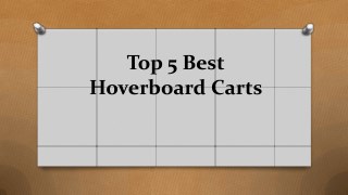 Top 5 best hoverboard carts